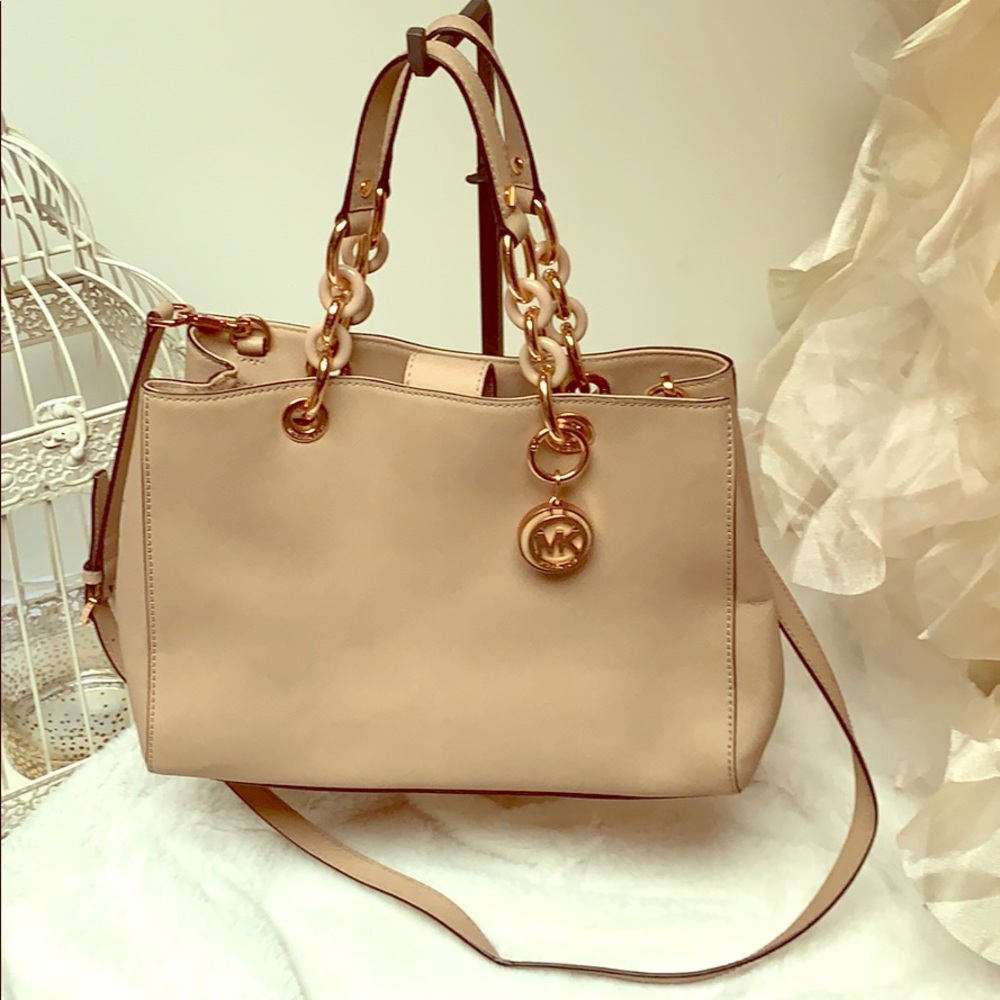 Rose gold Micheal kors purse